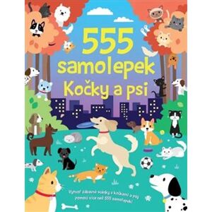 555 samolepek - Kočky a psi